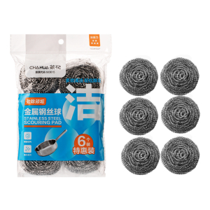 茶花 金属钢丝球(特惠6个装) 6只/套