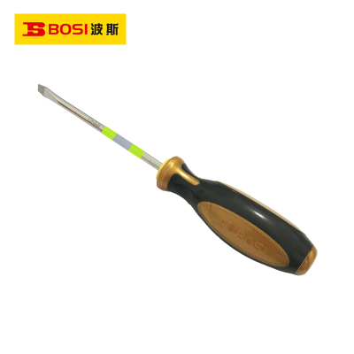 波斯(BOSI) 荧光系列螺丝批金钻系列一字 φ6×125mm 支