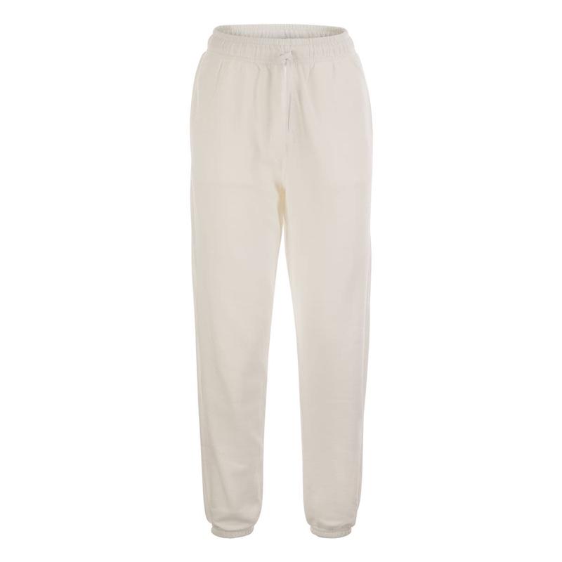 Polo Ralph Lauren女士高腰弹力直筒休闲运动裤 水洗棉感面料踝部收口