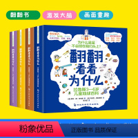 拉鲁斯3-6岁儿童地球百科 [正版]全4册 拉鲁斯3-6岁儿童地球百科 翻翻看看为什么 儿童地球生活百科幼儿园早教幼