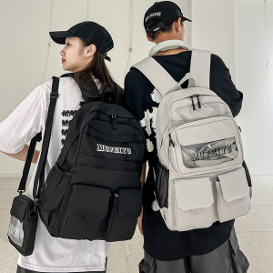 Ceba双肩包男款潮牌轻便旅行包大容量防泼水背包出行随身包套装