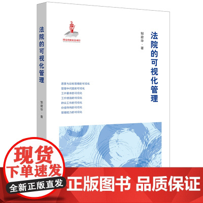 正版 法院的可视化管理 法律出版社