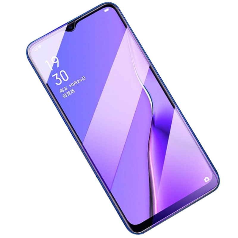 [送手机壳]轻万适用oppoa11x钢化膜全屏抗蓝光防摔贴膜huawei手机保护膜全玻璃