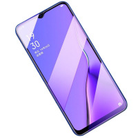 [送手机壳]轻万适用oppoa11x钢化膜全屏抗蓝光防摔贴膜huawei手机保护膜全玻璃