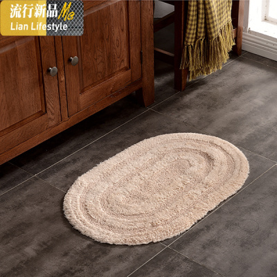 雪尼尔地垫浴室防滑垫厕所口吸水垫厅进地毯厨房脚垫 三维工匠