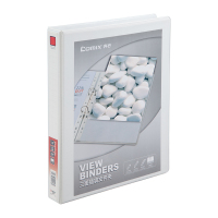 齐心 A0214 1.5寸4孔美式三面插袋D型档案夹 A4 白 单位:个