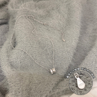 纯银项链转运珠吊坠配饰女毛衣链轻奢百搭设计感简约颈链小众送女朋友老婆情人节七夕生日礼物