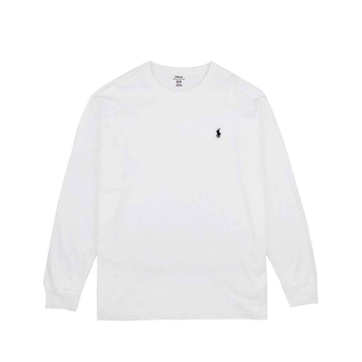 RALPHLAUREN拉夫劳伦男装春秋季经典绣标纯色圆领T恤套头长袖卫衣