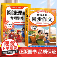 斗半匠 2025新版6年级下册同步作文阅读理解强化专项训练书人教版上册下册课外强化同步练习册小学6下优秀作文课外阅读训练