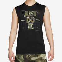 NIKE耐克背心运动休闲舒适透气圆领男装FJ2449-010 D