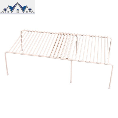 可伸缩铁艺厨房置物架下水橱柜碗碟架调料架家用调味品收纳架子 三维工匠