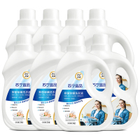 苏宁宜品抑菌除螨洗衣液32斤实惠装8桶