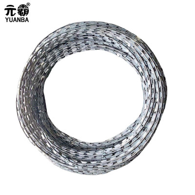 元霸-刀片刺丝芯丝2.5刀片厚0.5刀长22刀间距34热镀锌平方含量270克10kg/盘