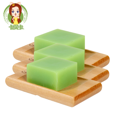 卡芙卡(CARESKINS)橄榄卸妆手工皂3块套装深层清洁替代卸妆油控油平衡保湿补水收缩毛孔男女各种肤质通用洁面皂