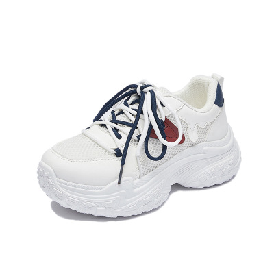 ins韩版新款老爹鞋女2025春季跑步休闲厚底增高街拍