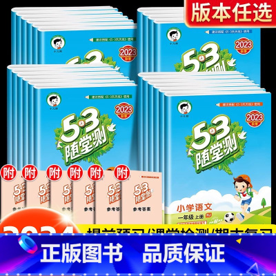 二年级下册 53天天练 语文 人教版 [正版]新版53随堂测一年级二年级三四五六年级上册下册语文数学英语全套人教版小学同