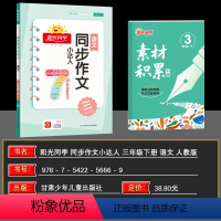 语文 小学三年级 [正版]2024春宇轩图书 阳光同学同步作文小达人三年级下册 人教版 小学3年级下课堂同步作文练习题册