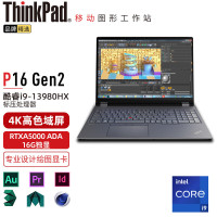 联想笔记本电脑ThinkPad P16 (07CD) 英特尔酷睿i9 16英寸高性能轻薄设计师工作站i9-13980HX 64G 2TB RTXA5000 16G 4K超清