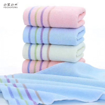 非草非木 全棉加厚洗脸成人吸水面巾 纯棉毛巾 74*34cm (条)