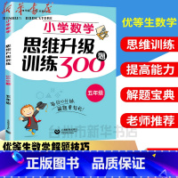 单本全册 小学通用 [正版]书店 小学数学思维升级训练300题(5年级) 专为优等生设计数学解题技巧 奥数训练题一题多变