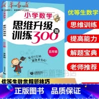 单本全册 小学通用 [正版]书店 小学数学思维升级训练300题(5年级) 专为优等生设计数学解题技巧 奥数训练题一题多变