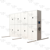 翌嘉 智能密集架移动式档案柜钢制轨道智能密集柜 一列4组