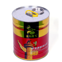 金马腾飞 醇酸调和漆 亮光黑-2kg*6桶 箱