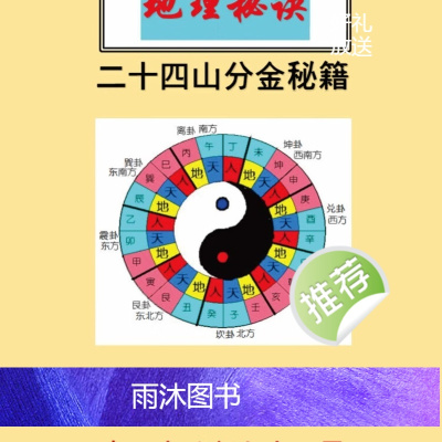 地理秘诀 四大局24山分金、輔星九星水法水口吉凶断