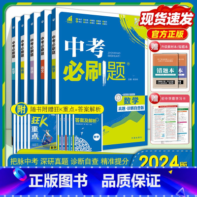 [山东专版]语文 初中通用 [正版]2024中考数学九年级语文数学英语物理化学初中初三中考总复习资料初三中考试卷辅导书真