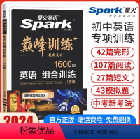 八年级英语组合训练 八年级/初中二年级 [正版]2024新版英语巅峰训练八年级英语组合训练初二8年级完形填空与阅读理解任