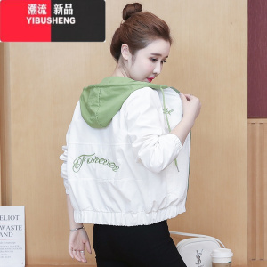 YIBUSHENG羊羔毛小棉衣加绒短外套女装2023新款加厚保暖休闲夹克棒球服