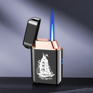 新款黑科技智能声控打火机定制充气防风高档创意个性送男友礼物潮