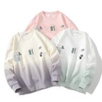 卫衣男女情侣同款春秋季美式潮牌圆领休闲潮流时尚宽松长袖上衣男
