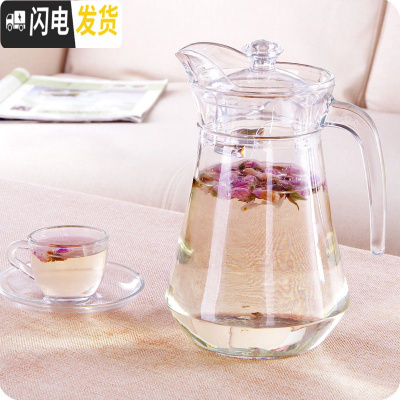 三维工匠亚克力pc条纹壶扎壶冷水壶耐热塑料鸭嘴壶透明果汁壶啤酒扎杯 1.5鸭嘴壶[不是玻璃]凉水壶