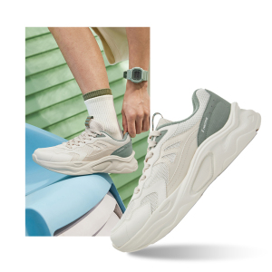 361°男鞋运动鞋男新款网面透气老爹鞋轻便休闲跑步鞋子