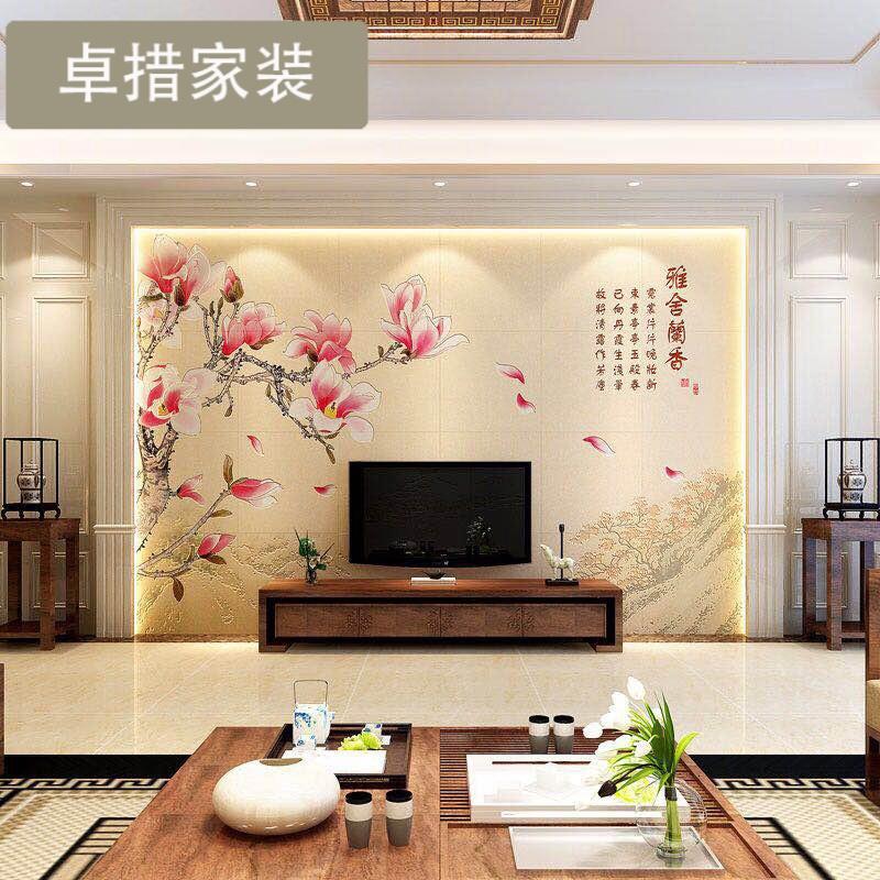 瓷砖背景墙电视微晶石3d雕刻影视墙 客厅装饰造型护墙板 雅舍兰香壹德