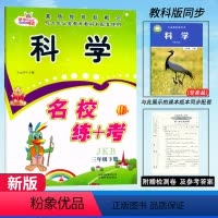 科学.教科版J 三年级下 [正版]2024快乐精灵 名校练+考 科学 三年级下册科学教科版J同步练习小学生3年级下册科学