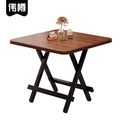 伟樽折叠桌餐桌100*100*74cm张