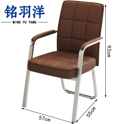 铭羽洋靠背椅2#咖啡色把