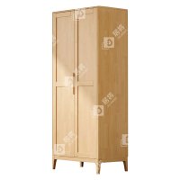 居将 JJ4031131 简约实木衣柜对开双门收纳柜