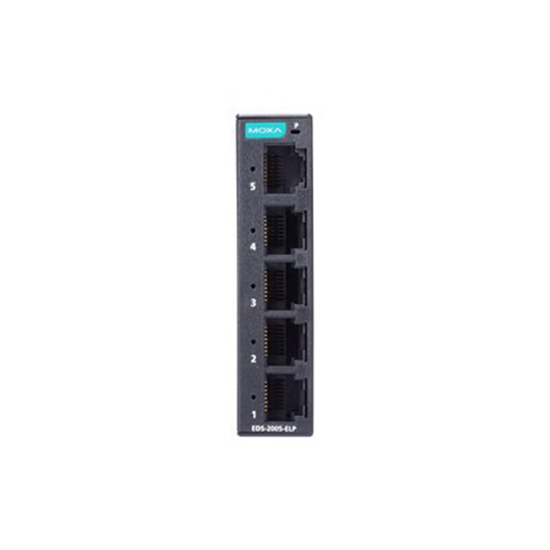 摩莎MOXA 5 端口入门级非网管型工业以太网交换机 EDS-2005-ELP 单位:个
