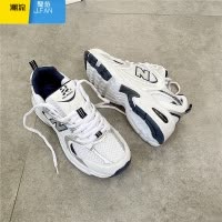 聚范男鞋2024春季新款网面透气530低帮跑步鞋韩版学生百搭运动休闲鞋