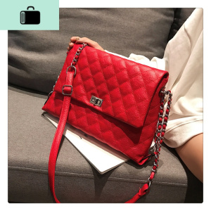 大容量包包女包2020春季新款菱格链条单肩大包韩版百搭斜挎包时尚NEW LAKE女士单肩包