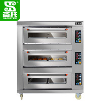 圣托(Shentop)三层六盘烤箱 大型烘焙蛋糕面包电烤炉 月饼披萨大烘炉 DGC04