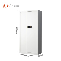 质凡 办公家具通体无斗保密柜指纹密码锁/ZF-BMG148/900*420*1850mm/厚度1.0mm