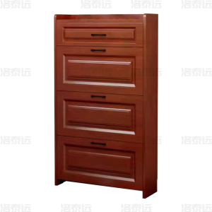 洛泰远 木质翻斗鞋柜入户门口窄边鞋柜单层单抽屉500*170*1200mm