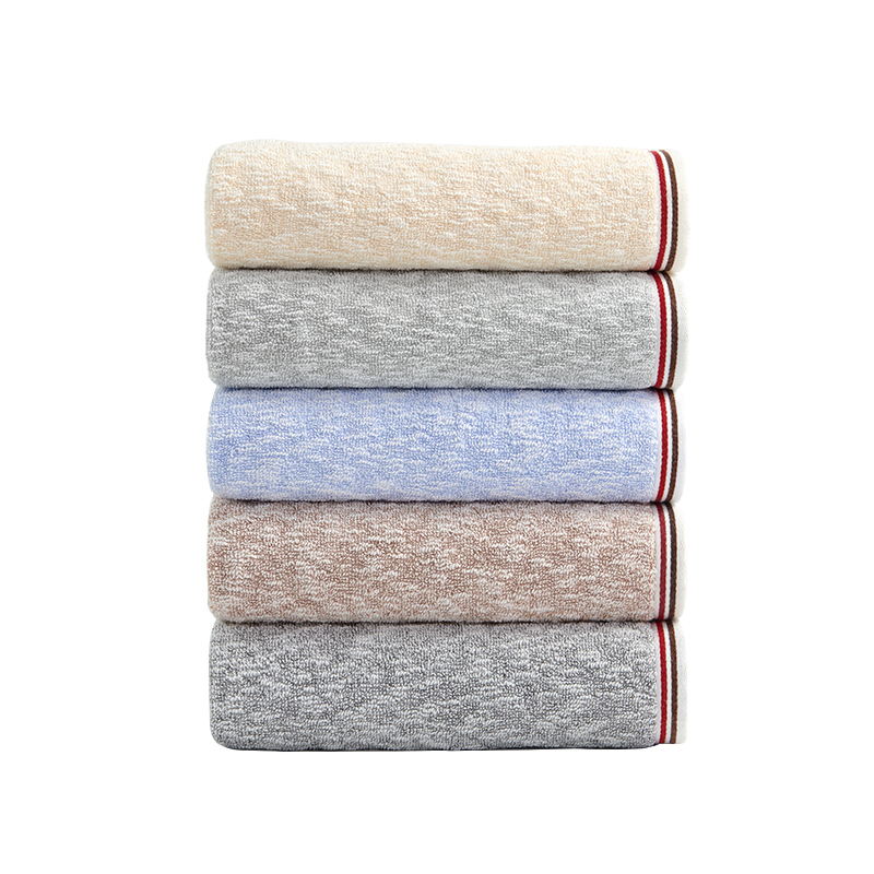 洁玉 铭玉竹棉加厚毛巾110g*2条袋装 DSJ4-035F+2 米色+浅灰