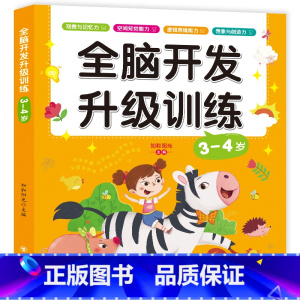 全脑开发升级训练3-4岁 [正版]全脑开发升级思维训练 2-3-4-5-6岁宝宝书籍益智早教逻辑专注力训练启蒙早教书儿童