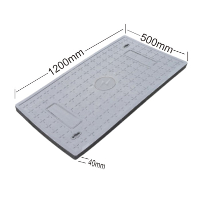 盾铁侠SMC复合材料盖板标识1200*500*40mm/块
