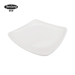 晏邦 密胺餐具 四方盘 8.5寸 216*216*33mm 1个